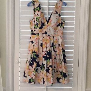 J CREW floral sun dress EUC SIZE 2 gorgeous detail